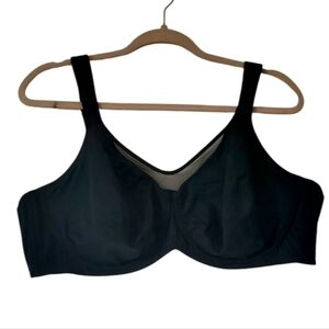 New Womens HSIA Black Intimate Plus Size Underwire Bra‎ Size 46C NWT